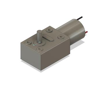 12V DC motor with gearbox - DC12V66RPM