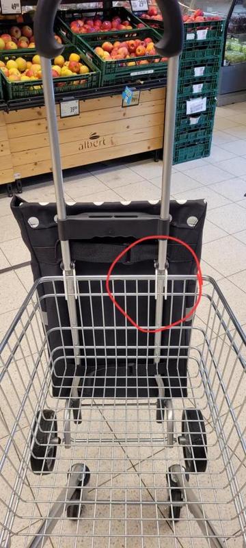 Shopping bag holder   