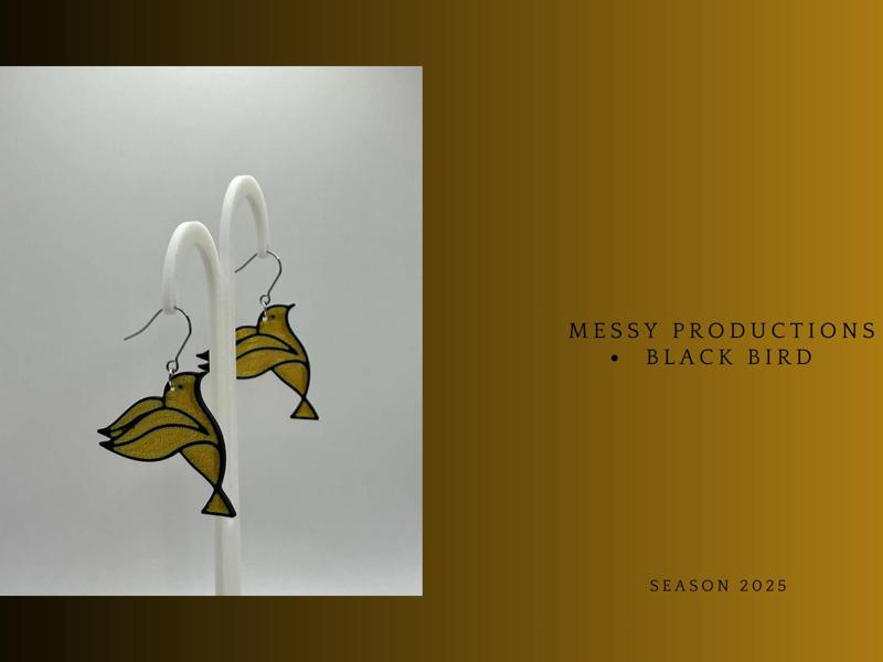 Golden Bird Earrings 