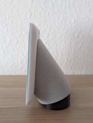 Google Nest Hub 2 angled stand with USB-C in / out