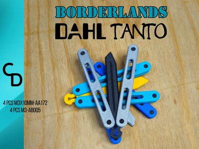 Borderlands Butterfly Tanto (Dahl-Grade)