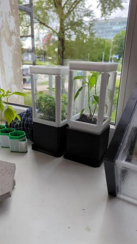 Modern Self-Watering Aquarium Planter   