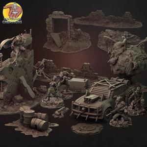 Last stand of the techknights - Diorama