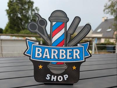 Lightbox "Barber Shop" barber's world