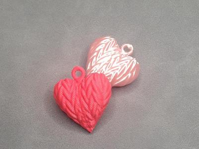 Braided Heart Keychain 