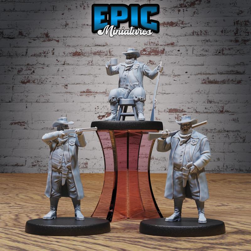 Marshall Set / Lawman / Enforcement Officer / Wild West Villager / Headhunter / Protector / Robber Hunter