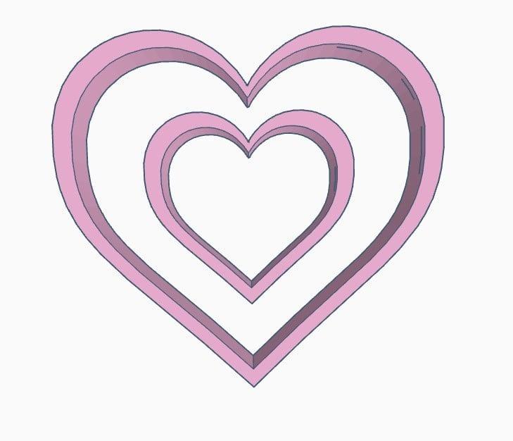 Linzer heart cookie cutters