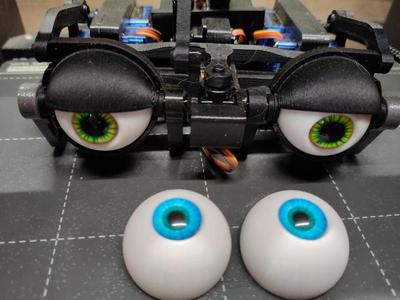 Animatronic eye replacement   