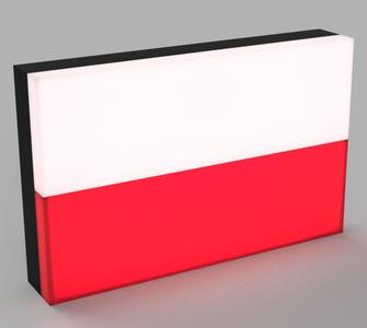 World Flags - Poland LED Lamp