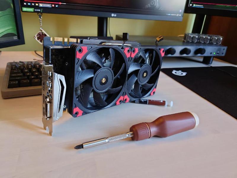 MSI Armor GPU 120mm Fan adaptor   