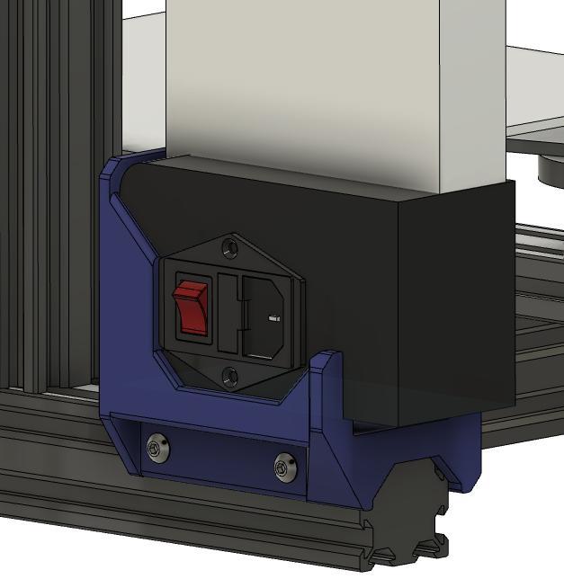 Ender 3 Power Supply Bracket for ExoSlide kits