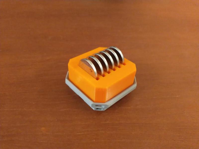 1x1 CR2032 Battery Holder - Multibin Top   