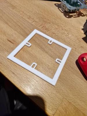 Dutch wall outlet spacer Curved corners   
