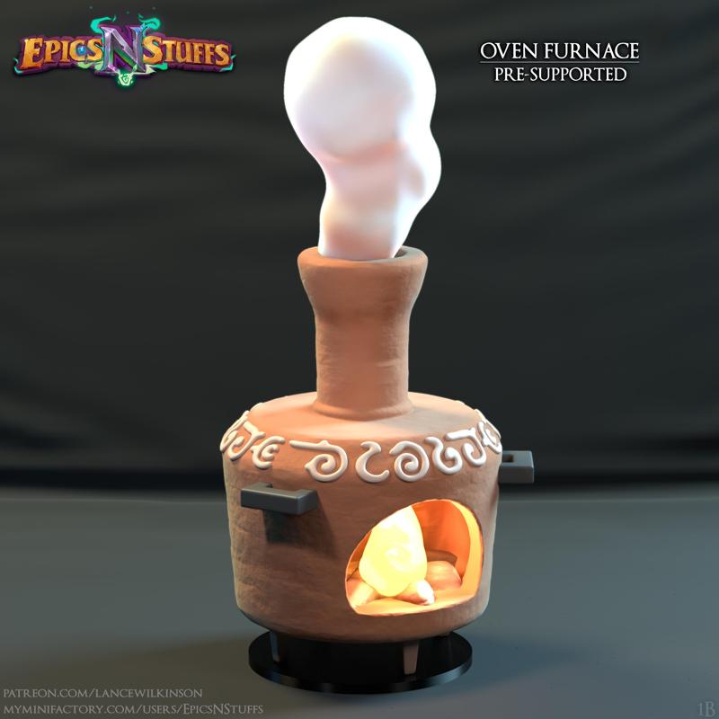 Oven Furnace 1B Miniature, Pre-Supported