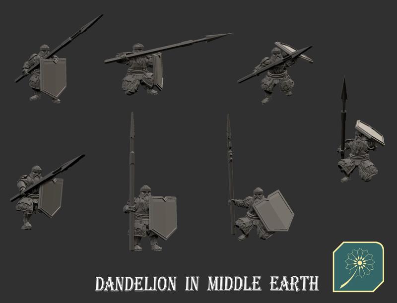 Metal Mountain Dwarf(spear)