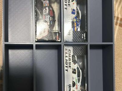Scale Nascar boxed diecast display Holder shelf