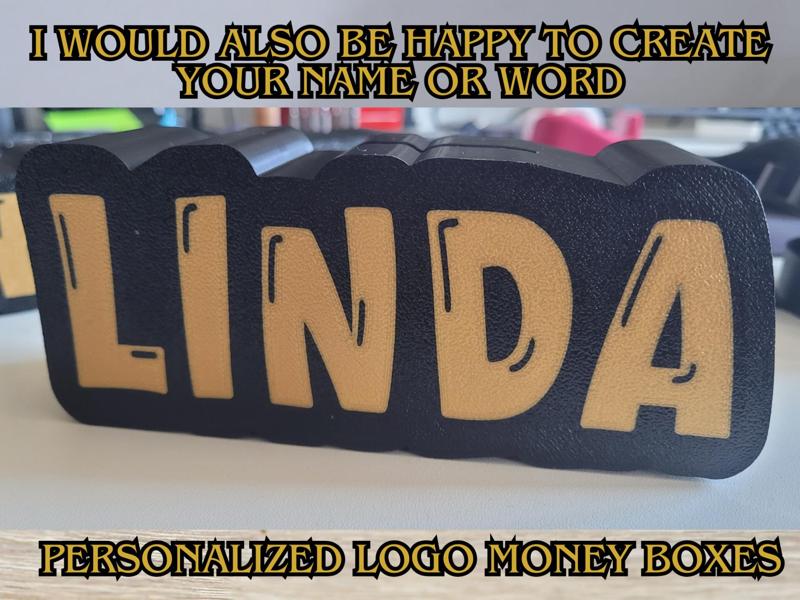 personalized name money boxes Linda