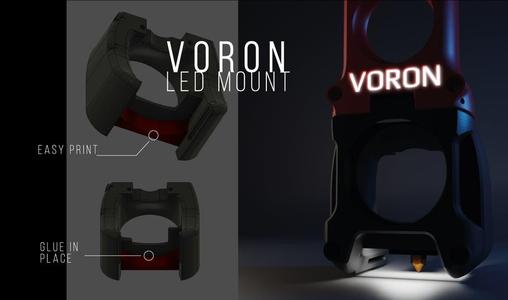 Voron afterburner led mount