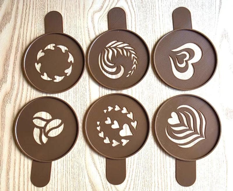 Various coffee stencils   
