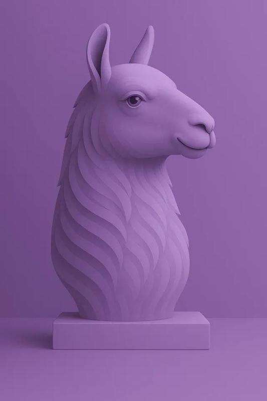 Llama – Cute Andean Animal Figurine   