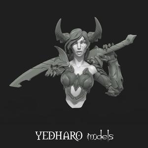 Warrior Girl 03 V1 Bust