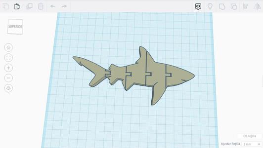 Articulated shark