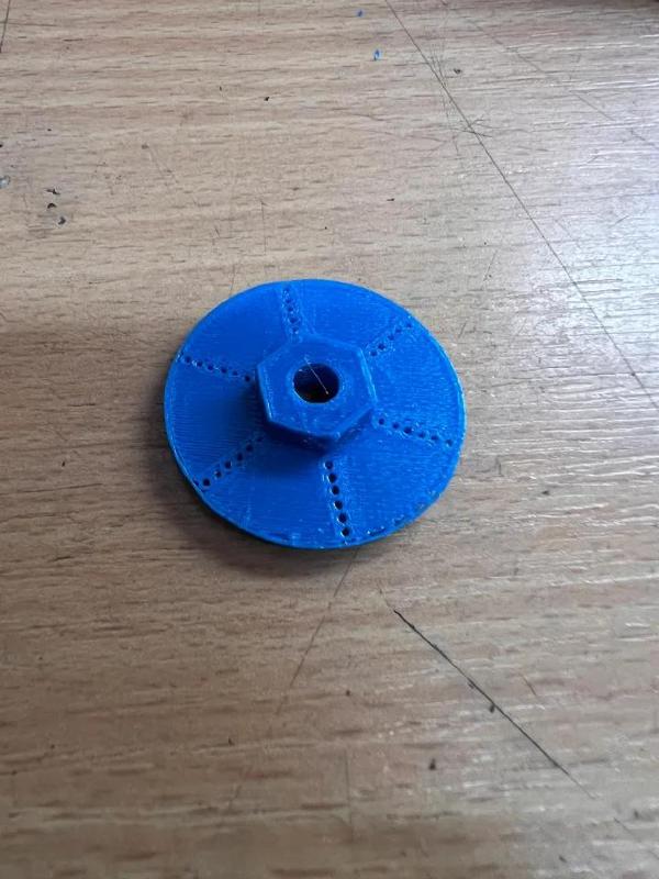 RC drilled brake disc hexagon 1:10   