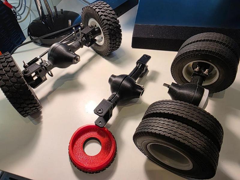 Tamiya High Lift / tractor truck axle / CC01 axle   