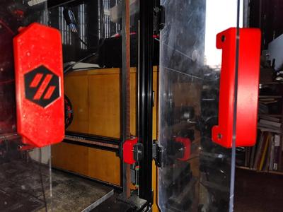 Voron Door Handle - Heatsets + Back plate & logo   