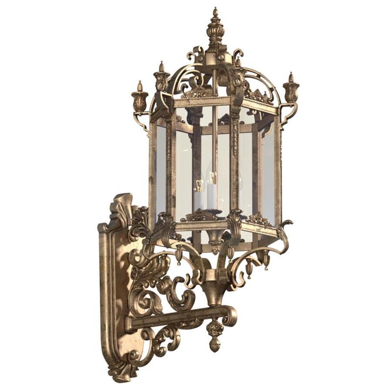 Outdoor wall sconce. French Wall Lighted Sconce