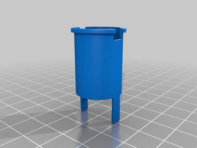 Vintage tie fighter wing support cylinder