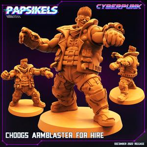 CHOOGS ARM BLASTER FOR HIRE