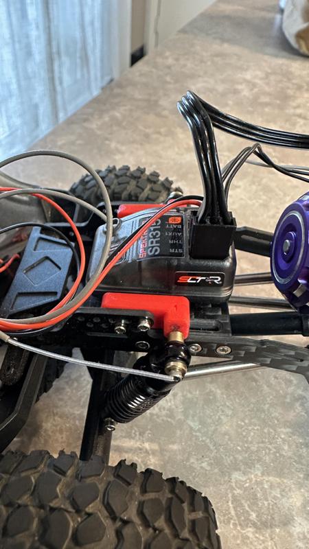 SCX24 Shock Mounts for Injora Universal LCG Chassis @ 40mm Big Bore Shocks