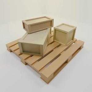 pallet with boxes & pallet   