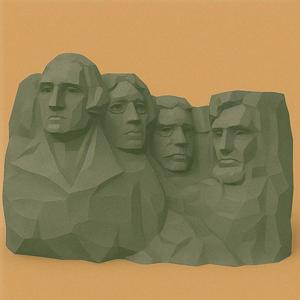 Low Poly Mount Rushmore   