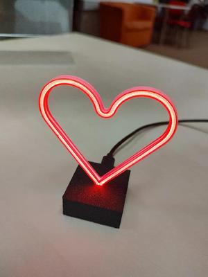 LED rope decorative heart   