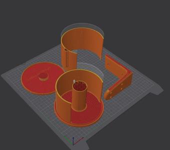 Cat (Pet) proof toilet paper roll holder bigger 130mm   