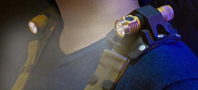 Flashlight Shoulder Mount (Emisar D4v2)