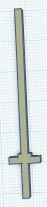 Highlander sword for Y5 Action figure   