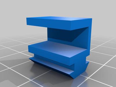 Ender 3 display cover mounting hook