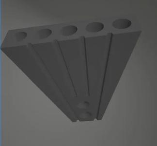 Flag holder for 5 flags   