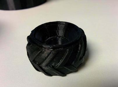 Monster Truck wheels split for flex.
