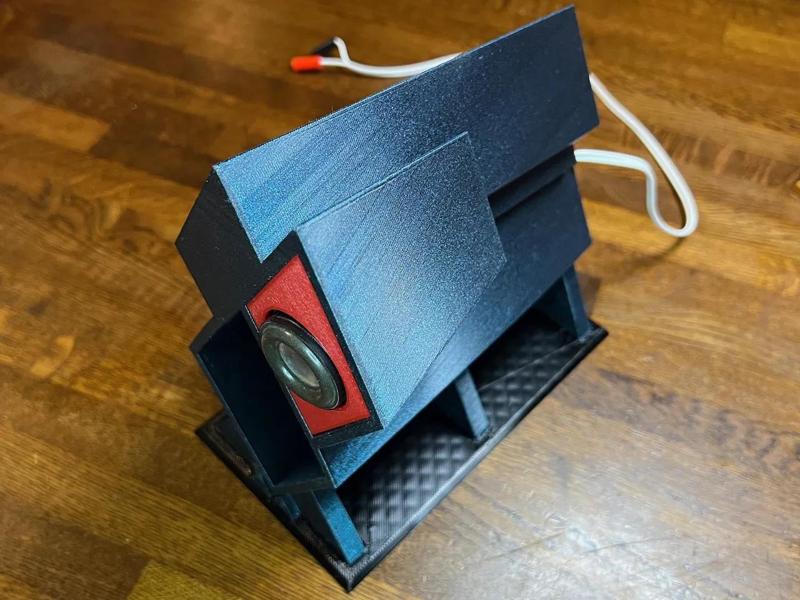 Back-loaded horn speaker for aurasound 1 inch driver   