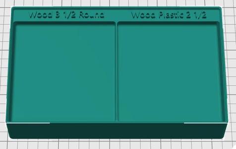 Gridfinity two bin Osculating tool   