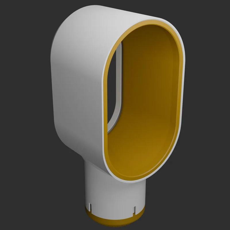 Bladeless Fan for Noctua A6x25 60mm (Dyson Desk Fan)   