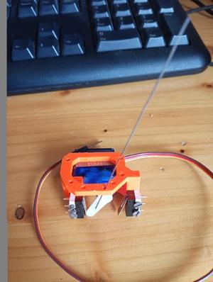 Roco train switch servo holder   