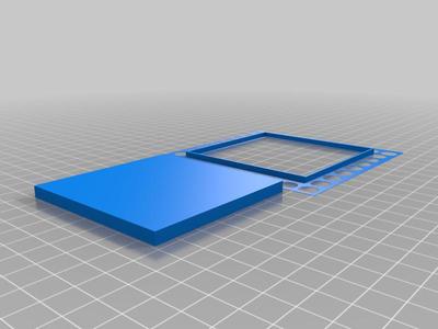 Square wall socket cover