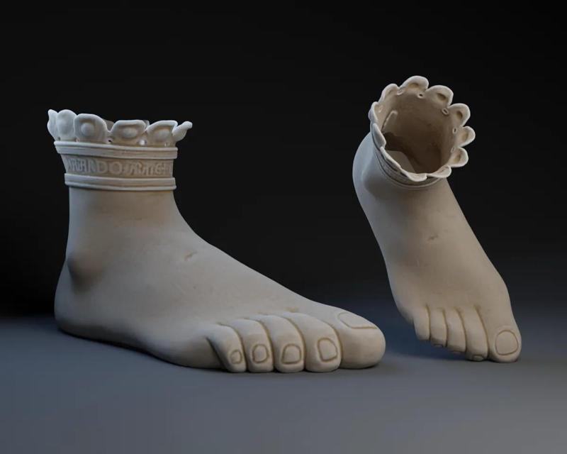 Foot Container : Planter   