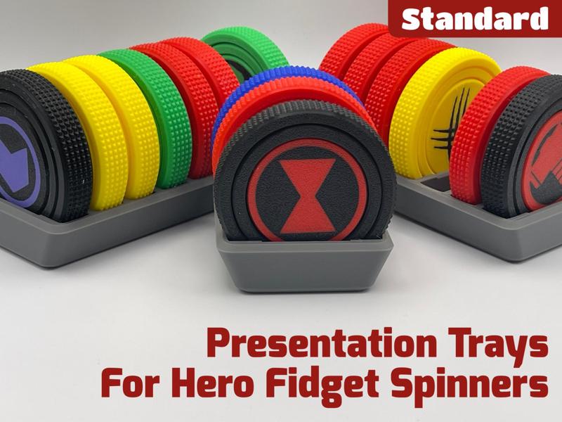 Hero Fidget Spinner Presentation Trays [Standard]