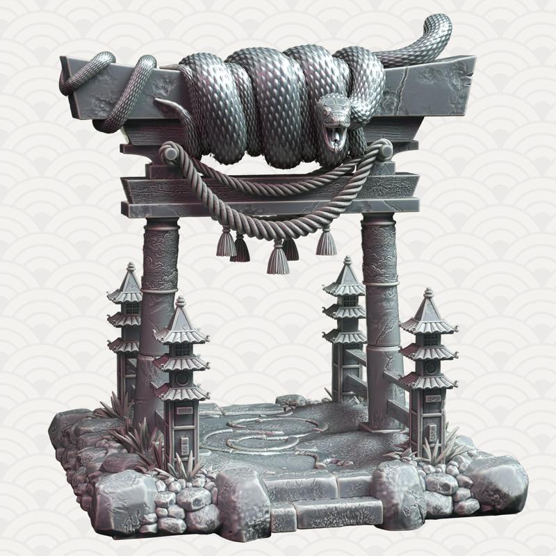 Japanese Shinto Shrine of the Serpent - Yomikage no Jinja